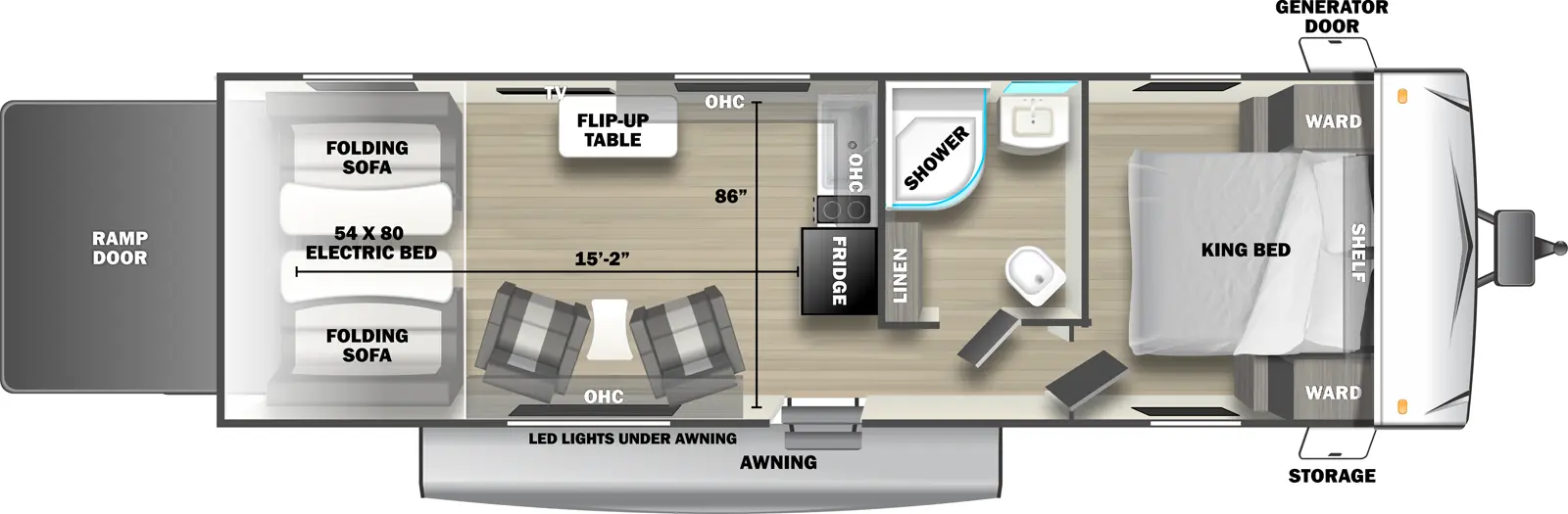 Sandstorm 2750SRX Floorplan